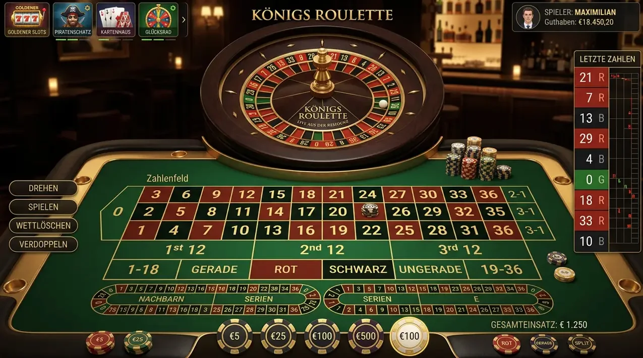 Crown Coins: Tischspiele